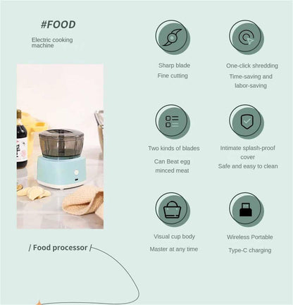 Food Processor Electric Multi- Functional Cooking Machine